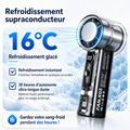 Ventilateur portable transparent à LED rechargeable, haute vitesse, puissant, mini-refroidisseur USB, ODM/OEM disponible - supermarchand