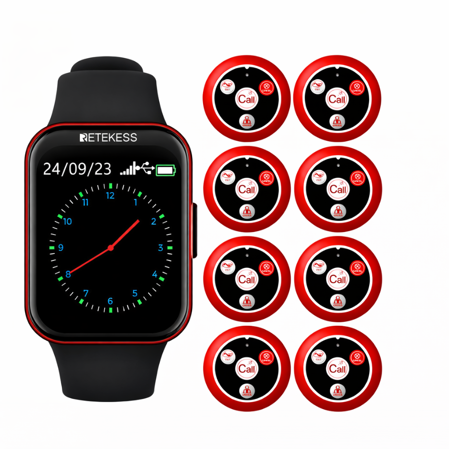 système d'appel intelligent pour serveur, dispositif de commande de restaurant -SuperMarchand